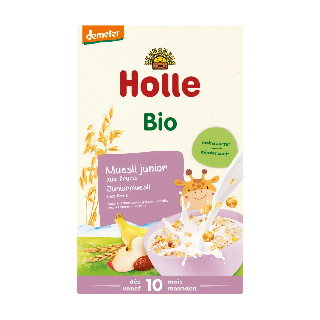 Holle Organic Junior Muesli Multigrain with Fruit Porridge 250 g