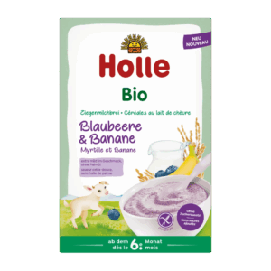 Holle Organic Goat Milk Cereal with Blueberry and Banana 250 g