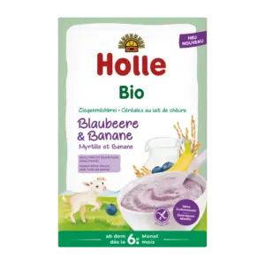 Holle Organic Goat Milk Cereal with Blueberry and Banana 250 g