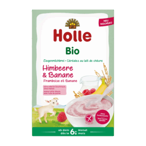 Holle Organic Goat Milk Cereal with Raspberry and Banana 250 g
