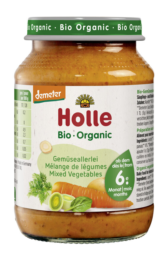 Holle Mixed Vegetables Puree 190 g