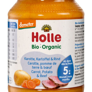 Holle Carrots, Potatoes and Beef Puree 190 g