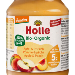 Holle Apple & Peach Puree 190 g