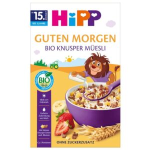 HiPP Crispy Cereal with Bananas and Strawberries 200 g