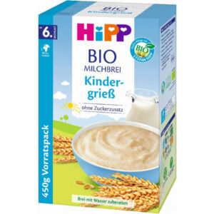 HiPP Children's Semolina Milk & Cereal 475 g