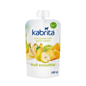 Kabrita Fruit Smoothie and Apple puree with sweet goat milk cream Pouch 100 g