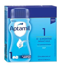 Aptamil 1 ready to drink Formula 400 ml (2 x 200 ml)