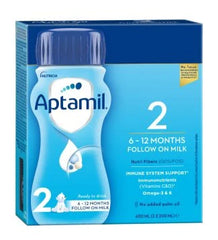 Aptamil 2 ready to drink Formula 400 ml (2 x 200 ml)