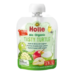 Holle Tasty Turtle – Apple & pear with yogurt Pouch