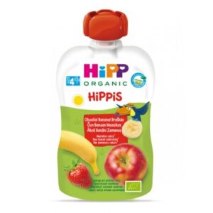 HiPP Hippis Strawberry Banana in Apple Puree 100 g_image1