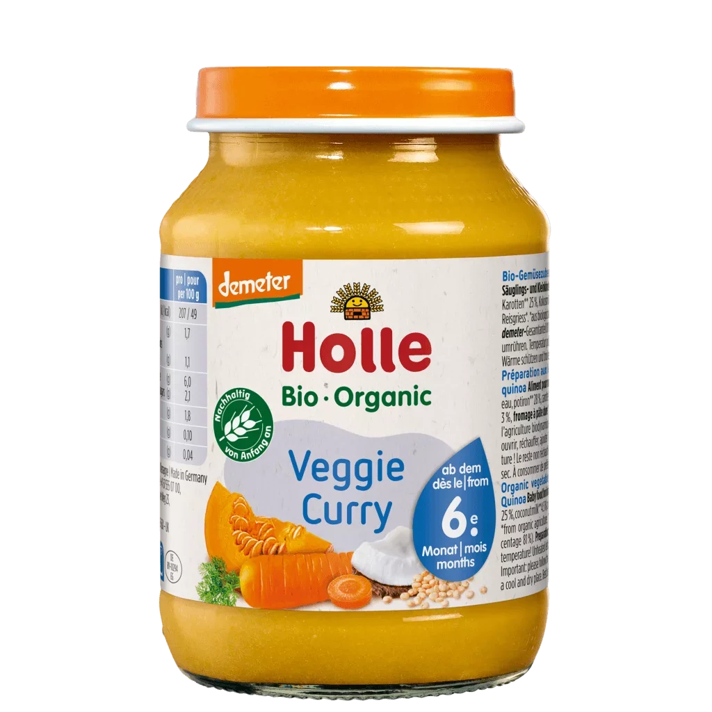 Holle Veggie Curry Puree 190 g