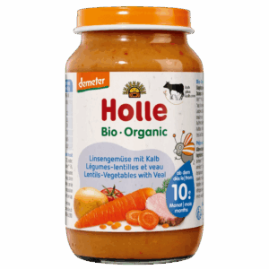 Holle Lentils-Vegetables with Veal Puree 220 g