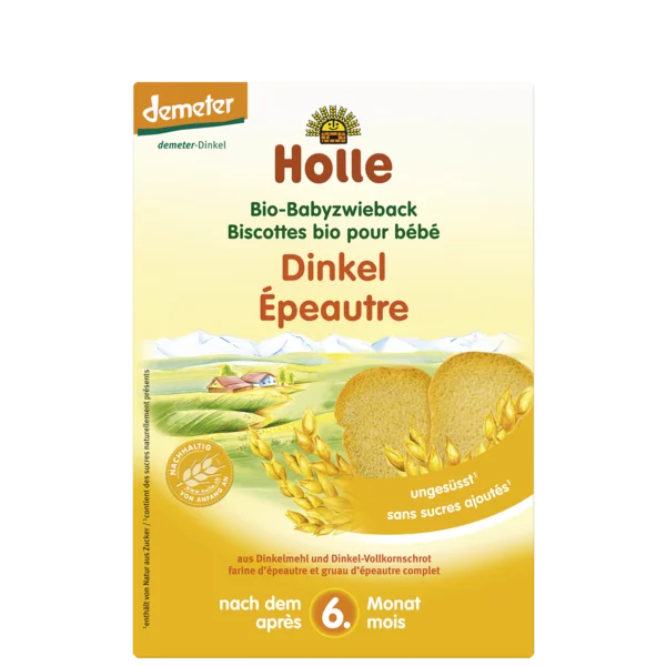 Holle Organic Spelt Baby Rusk 200 g