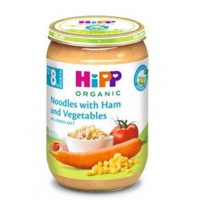 HiPP Noodles with Ham and Vegetables Puree 220 g