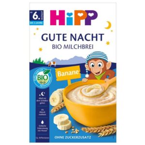 HiPP Good Night Semolina Banana Organic Milk & Cereal 475 g