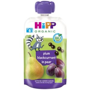 HiPP Hippis Plum Blackcurrant in Pear Puree 100 g