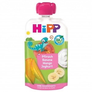 HiPP Hippis Peach Banana Mango with Yoghurt 100 g