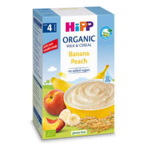 HiPP Banana Peach Organic Milk & Cereal 250 g_image1