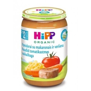 HiPP Tomatoes with Pasta and Veal Puree 220 g