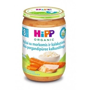 HiPP Rice with Carrots and Organic Turkey Puree 220 g