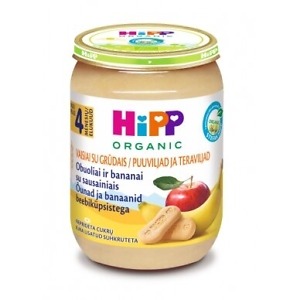 HiPP Apple and Banana with Biscuits Puree 190 g