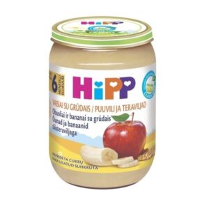 HiPP Apple and Banana with Grain Puree 190 g_image1