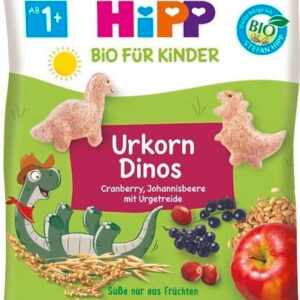 HiPP Grain Dinosaurs With Fruit & Berries 30 g