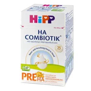 HiPP HA PRE German Hypoallergenic Formula from Birth 600 g
