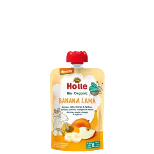 Holle Banana Lama - Pouch banana, apple, mango & apricot 100 g_image1