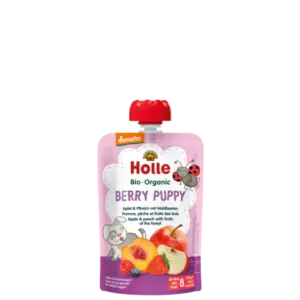 Holle Berry Puppy - Pouch apple & peach with fruits of the forest 100 g_image1