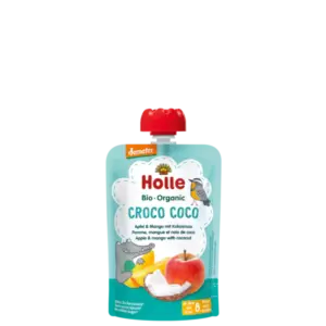 Holle Croco Coco - Pouch apple & mango with coconut 100 g_image1