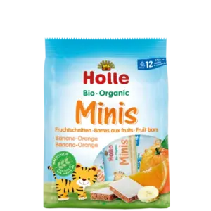 Holle Organic Minis Fruit Bars Banana-Orange 100 g