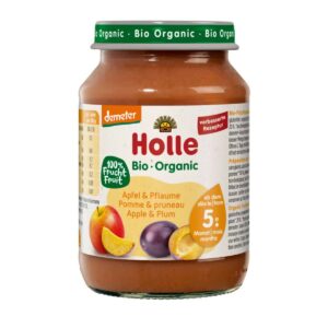 Holle Apple and Plum Puree 190 g