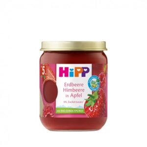 HiPP Apple, Straweberry and Raspberry Puree 160 g