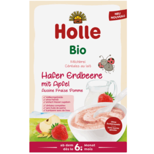 Holle Organic Milk Cereal with Oat, Strawberry and Apple 250 g