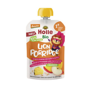 Holle Lion Porridge – Mango & Pineapple with Oats & Quinoa 110 g