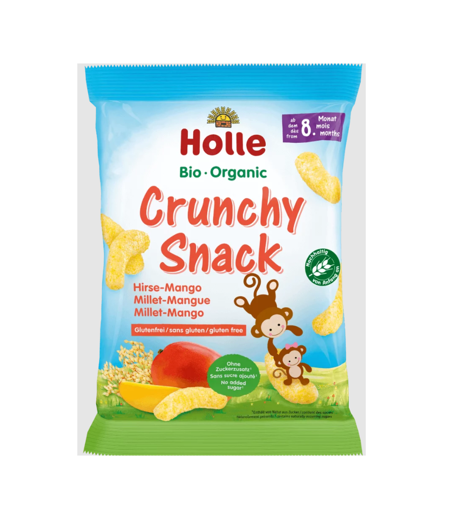 Holle Organic Crunchy Snack Millet-Mango 25 g