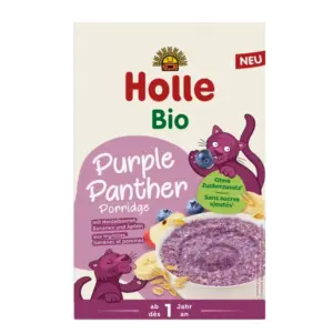 Holle Organic Porridge Purple Panther with Blueberries, Bananas and Apples 200 g