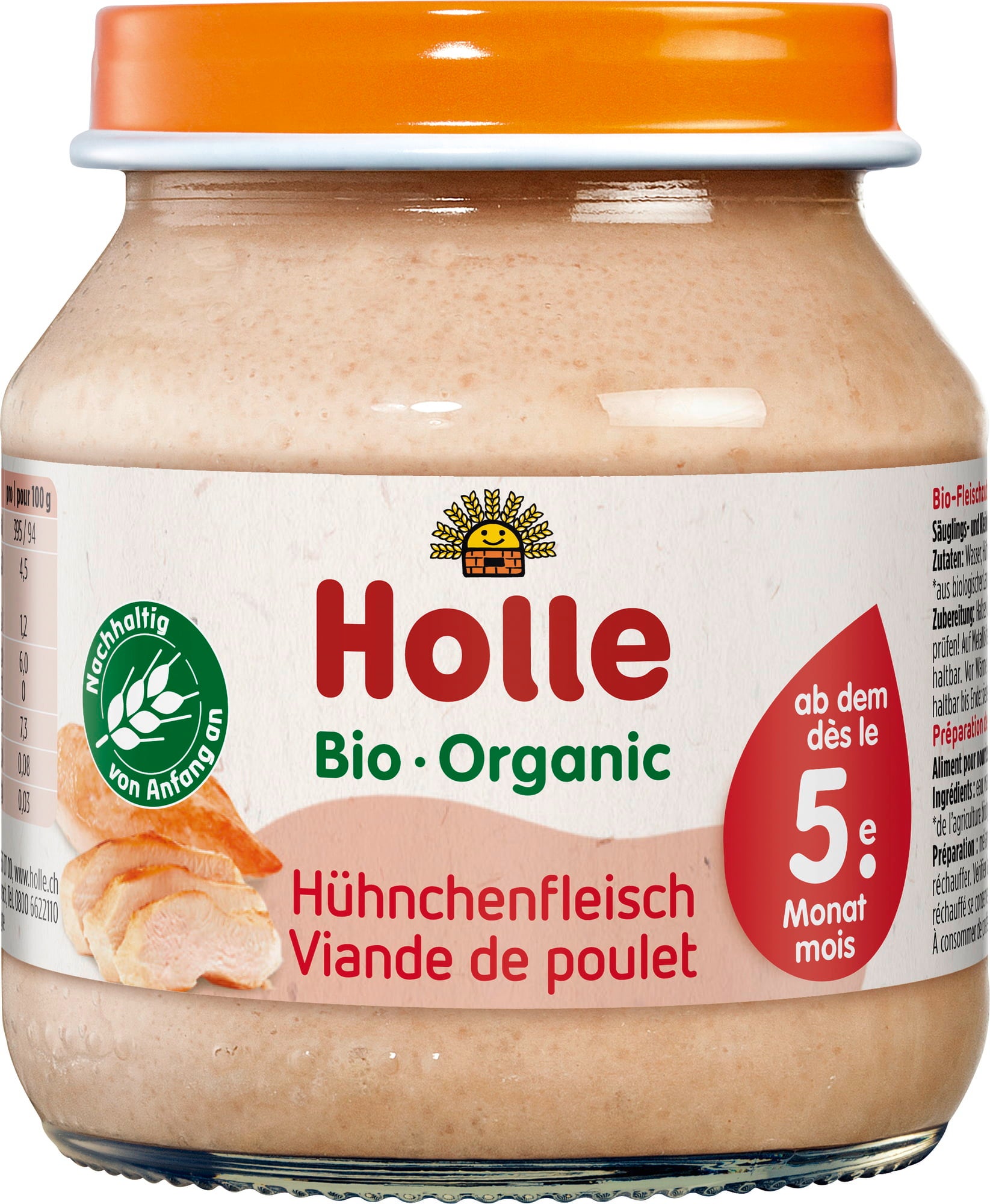 Holle Chicken Puree 125 g