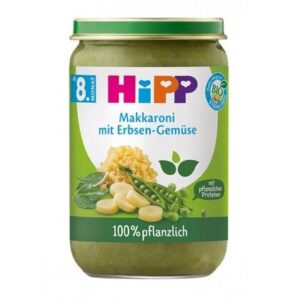 HiPP Pasta with Peas and Vegetables Puree 220 g