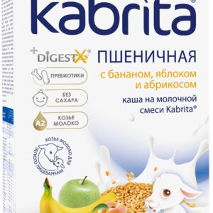 Kabrita Wheat Cereal with Banana, Apricot and Apple With Goat Milk 180 g