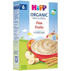 HiPP Fine Fruits Organic Milk & Cereal 250 g