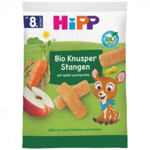 HiPP Organic Crispy Apple Carrot Sticks 30 g