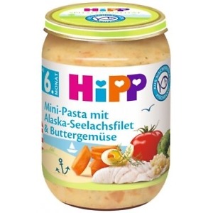 HiPP Pasta with Alaskan Cod and Vegetables Puree 190 g
