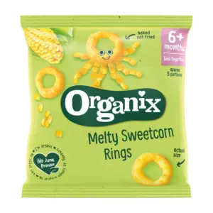 Organix Melty Sweetcorn Rings 20 g
