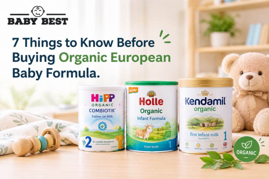 organic European baby formula